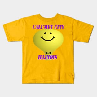 Calumet City Smiley Watertower Kids T-Shirt